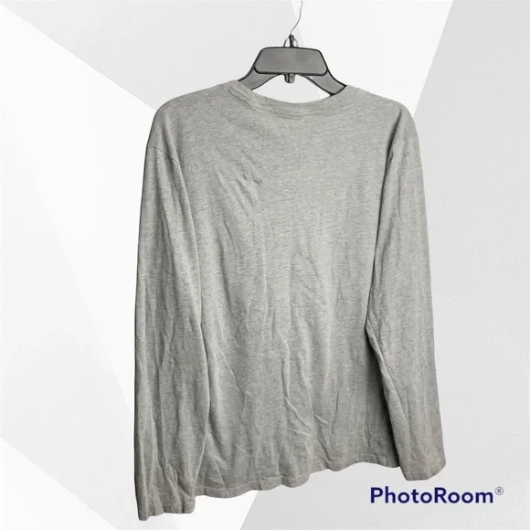 Calvin Klein Gray Long-Sleeved Shirt Men L - Picture 2 of 4
